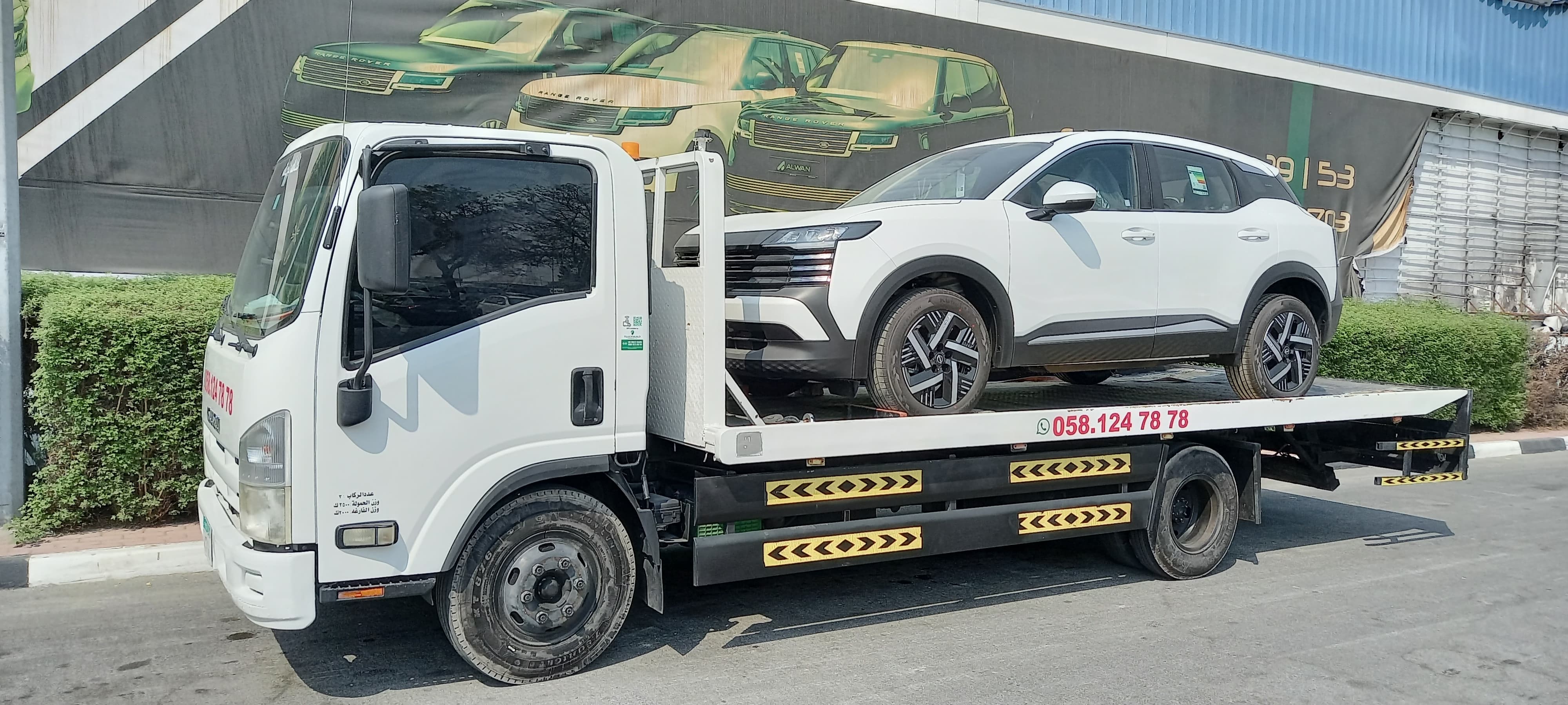 Flatbed towing Abu Dhabi